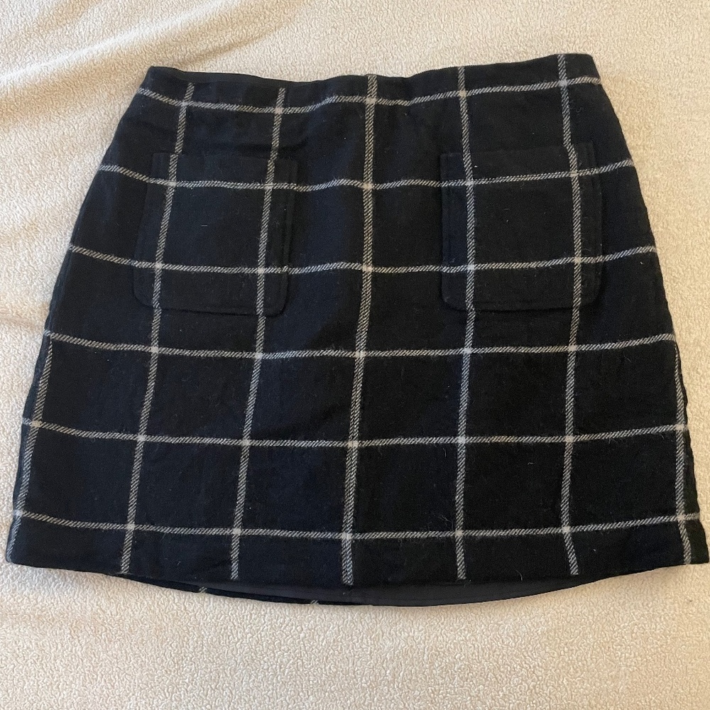 Madewell Wool Mini Skirt